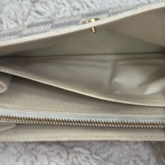 Louis‎ Vuitton Damier Azur SarahWallet White women’s - Picture 13 of 15